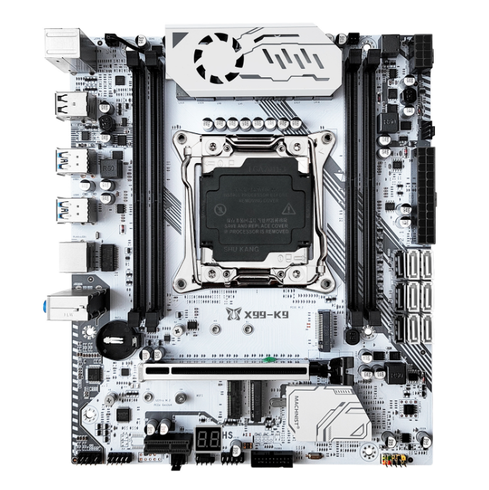 Материнская плата Machinist X99 K9 белая v5.1 818 - фото 6205
