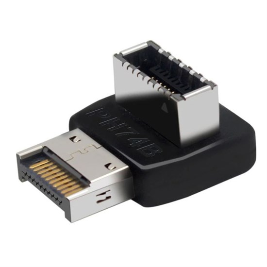Угловой адаптер USB 3.1 type E с углом 90 градусов тип Б 157 - фото 3149