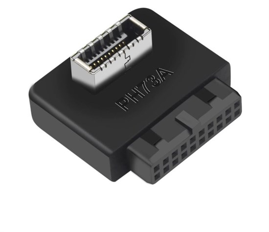 Переходник с USB 3.0 на USB 3.1 type E с углом 90 градусов тип А PH73A 194 - фото 3267