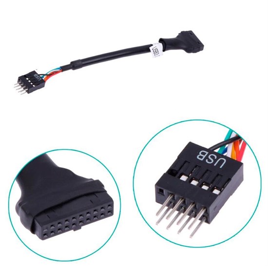 Переходник разъема материнской платы с USB 3.0 на USB 2.0 231 - фото 3391