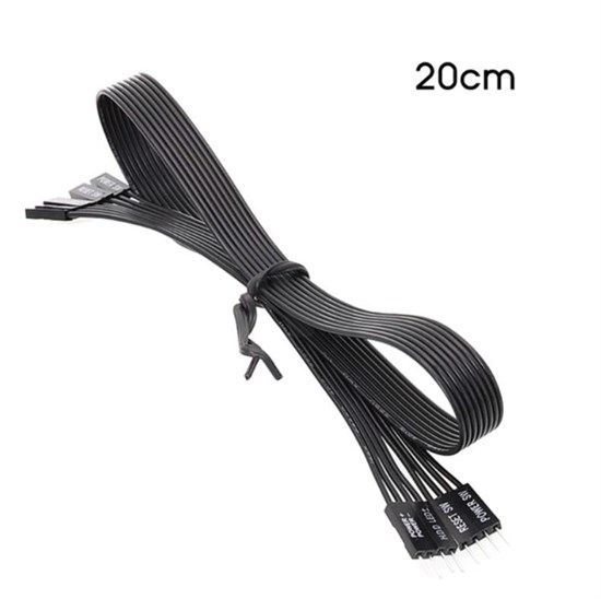 Комплект удлинителей power sw reset sw hdd led power led+-, 20см черный 266 - фото 3470