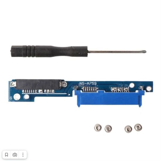 Адаптер переходник с mSATA на SATA для установки optibay на Lenovo 310, 312, 320, 330, IdeaPad 510, 5000 272 - фото 3512