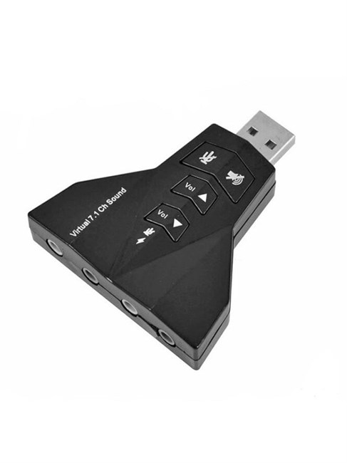 внешняя USB аудиокарта с кнопками управления громкостью 294 - фото 3561