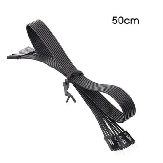 Комплект удлинителей power sw reset sw hdd led power led+-, 50см черный 376 - фото 3828
