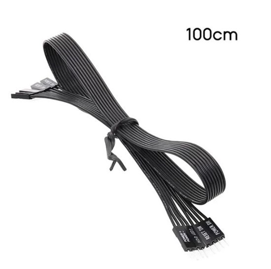 Комплект удлинителей power sw reset sw hdd led power led+-, 100см черный 398 - фото 3882