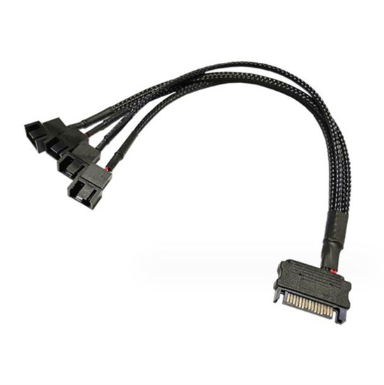 Переходник SATA - FAN 4pin (2 контакта) 1 в 4 417 - фото 3951