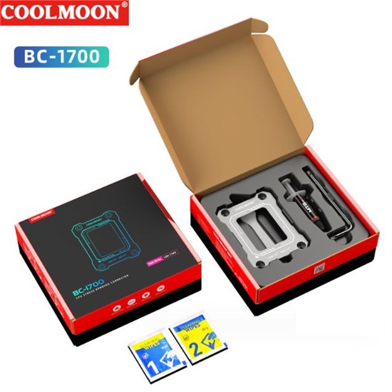 Рамка для крепления процессора на материнской плате LGA 1700 intel12/13 поколения серебристый 424 - фото 3990