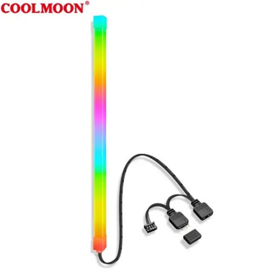 A-RGB lightbar квадратный 5v3pin Coolmoon 452 - фото 4154
