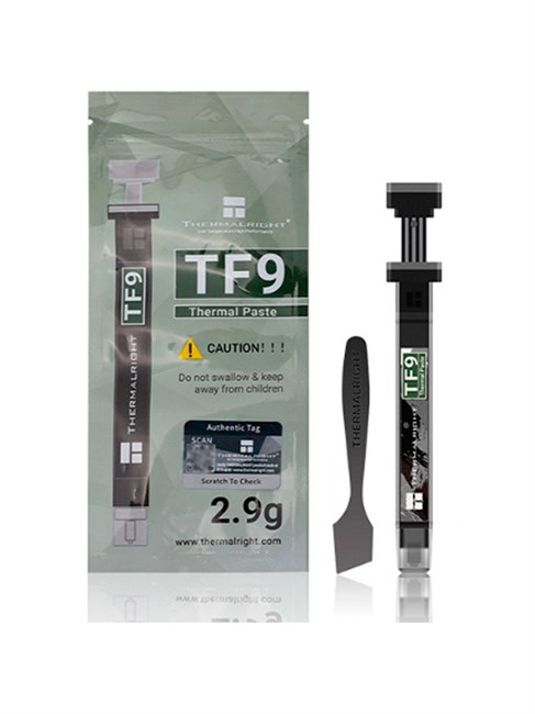 Thermalright TF9 термопаста процессора 2.9g Теплопроводность 14 Вт/мК 815 - фото 5717