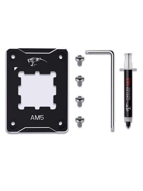Рамка для крепления процессора на материнской плате AMD AM5 черная 813 - фото 5731
