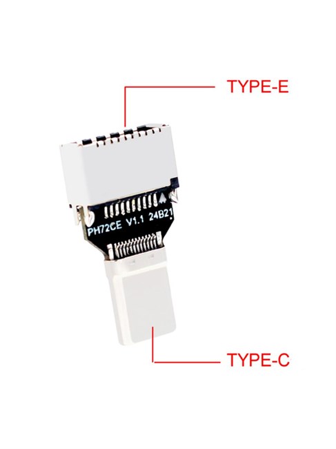 Переходник с USB type E мама на USB type C мама 839 - фото 5801