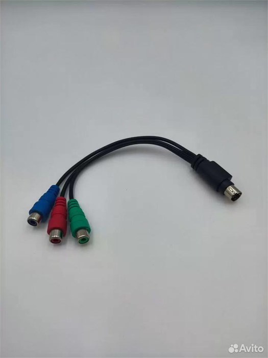 Переходник с 7Pin TV RCA RGB на 3хRCA S3-88