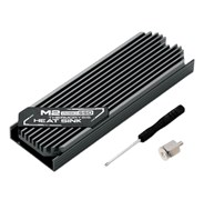 Радиатор для SSD M.2nvme 2280 аллюминиевый серый 99