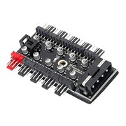 Разветвитель / хаб / контроллер 4-pin кулеров с питанием MOLEX, до 10 вентиляторов 60