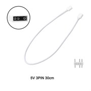 Удлинитель/Разветвитель A-RGB 5v3pin 1 в 1 белый 258