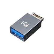 Переходник с USB type E папа на USB 3.0 мама 352
