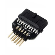 Переходник с USB 3.0 (папа) на USB 2.0 (мама) для материнской платы 356