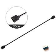 Удлинитель RGB 12v4pin 1 в 1 , 50см 472