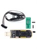 USB Программатор EEPROM с чипом CH341A для микросхем 24 и 25 серий с прищепкой 100 - фото 3080