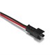 Кабель с разъемами jst SM 2pin 50см 2шт. 204*2