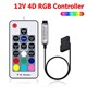 Контроллер RGB подсветки 12v4pin с пультом ДУ питание от MOLEX 82