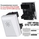 12VHPWR PCie 5.0 угловой адаптер 180 градусов белый STD 245 - фото 3438