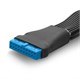 Разветвитель USB 3.0 мат. плата (мама) на 2х USB 3.0 мат. плата (папа)12 см черный 237