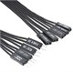 Комплект удлинителей power sw reset sw hdd led power led+-, 20см черный 266