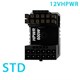 12VHPWR PCie 5.0 угловой адаптер 180 градусов STD алюминиевый черный 332 - фото 3648
