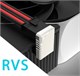 12VHPWR PCie 5.0 угловой адаптер 180 градусов серебристый RVS алюминиевый 335 - фото 3666