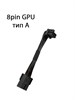 Удлинитель питания видеокарты ATX 2.0 8pin с угловым адаптером 90 градусов тип А 361 - фото 3729