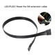 Комплект удлинителей power sw reset sw hdd led power led+-, 50см черный 376