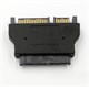 Переходник Micro SATA мама (7+9pin) на SATA папа (7+15pin) с поддержкой жесткого диска 1.8" и SSD 2.5" 409