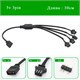 Переходник с 5v3pin A-RGB на 4х jst sm 3 pin мама 406 - фото 3941
