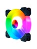 Кулер с подсветкой ARGB 5v3pin Coolmoon Черный 120мм 448