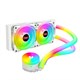 Жидкостная Система охлаждения на 2 кулера TDP 200w с A-RGB 120мм Aosor белая 456