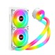 Жидкостная Система охлаждения на 2 кулера TDP 200w с A-RGB 120мм Aosor белая 456