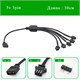 Переходник с 5v3pin A-RGB на 5х jst sm 3 pin мама 497 - фото 4437