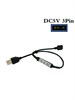 Контроллер управления A-RGB подсветкой 5v3pin без пульта питание от USB 546 - фото 4636