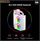 Радиатор для SSD M.2 2280 с ARGB и кулерами белый 603