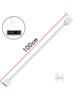Удлинитель A-RGB 5v3pin 1 в 1 белый 100см 648 - фото 5064