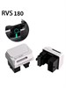 12VHPWR PCie 5.0 угловой адаптер 180 градусов белый алюминиевый RVS 667 - фото 5107