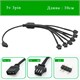 Переходник с 5v3pin A-RGB на 6х jst sm 3 pin мама 657 - фото 5156