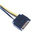 Кабель питания видеокарты с переходом 8pin на SATA 22см 695