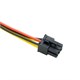 Кабель питания видеокарты с переходом с 6pin на molex 22см 705