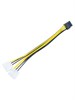 Кабель питания видеокарты с переходом 8pin на 2*Molex 22см 710