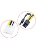 Кабель питания видеокарты с переходом 8pin на Molex 22см 701