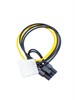Кабель питания видеокарты с переходом 8pin на Molex 22см 701