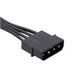 Разветвитель molex 1 в 2 черный 22см 704