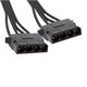 Разветвитель molex 1 в 2 черный 22см 704